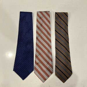 Multiples Men's Tie Collection - Geoffrey Beane, Calvin Klein, Tommy Hilfiger